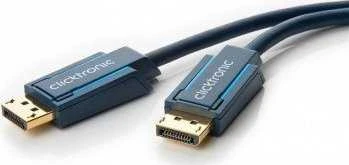 Clicktronic DisplayPort 1.4 laidas, 1 m, juodas