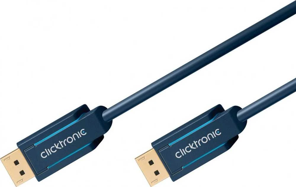 Clicktronic DisplayPort 1.4 laidas, 2 m, juodas