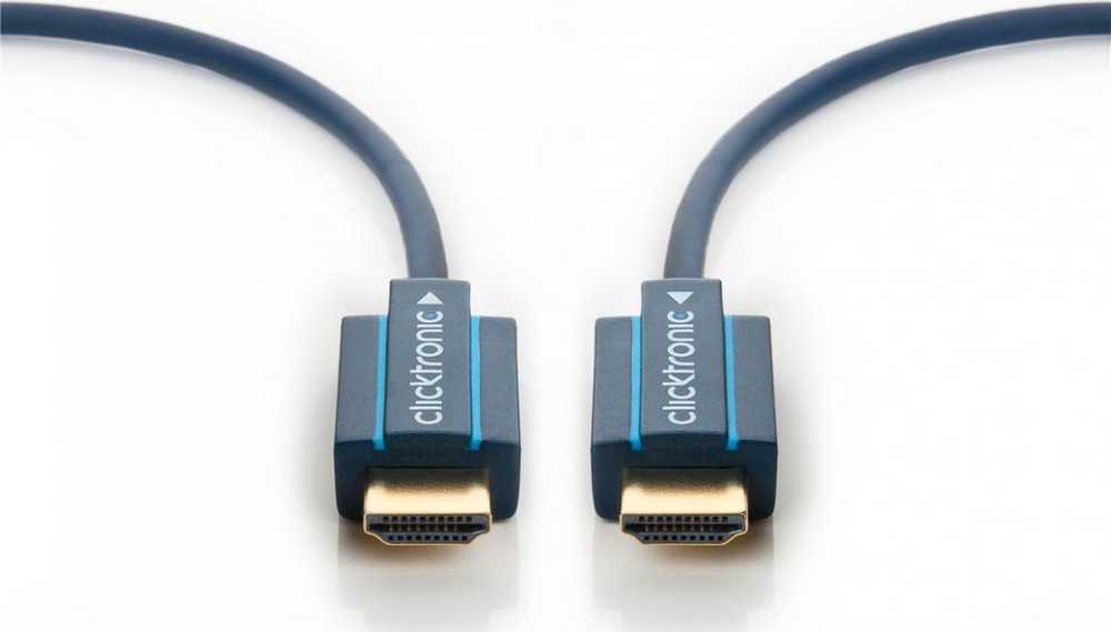 Clicktronic HDMI 2.0 High Speed su Ethernet kabeliu, aktyvus, 20 m, juodas