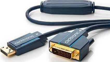 CLICKTRONIC Kabelis DisplayPort DP - DVI-D (24+1) 3m