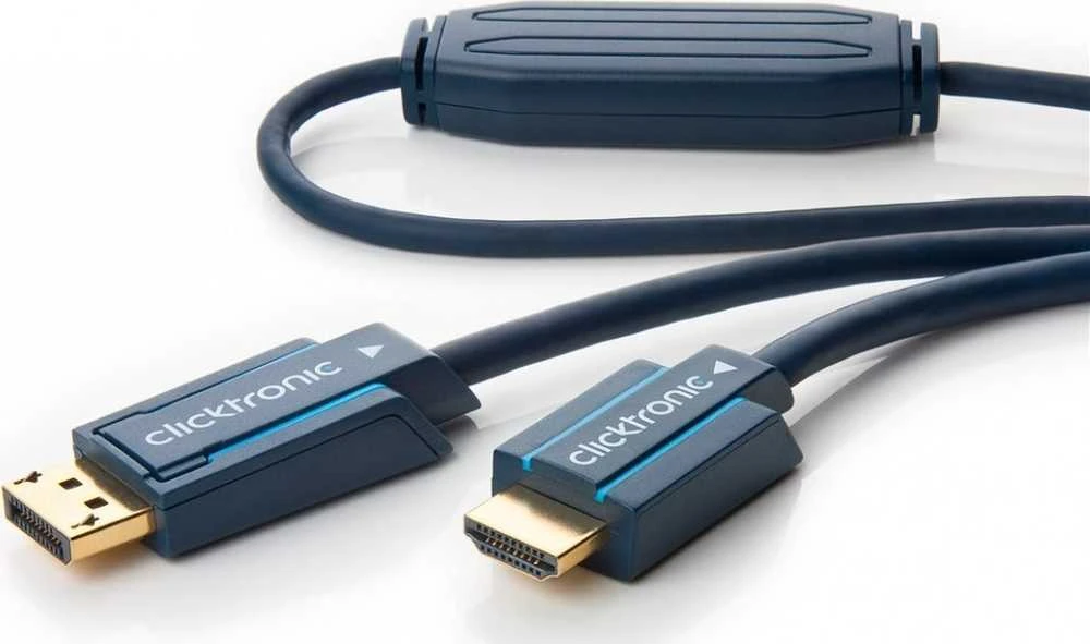 CLICKTRONIC Kabelis DisplayPort DP - HDMI 2.0 4K 2m