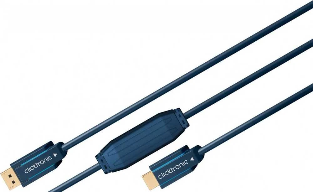 CLICKTRONIC Kabelis DisplayPort DP - HDMI 2.0 4K 2m