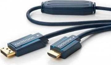 CLICKTRONIC Kabelis DisplayPort DP - HDMI 2.0 4K 5m