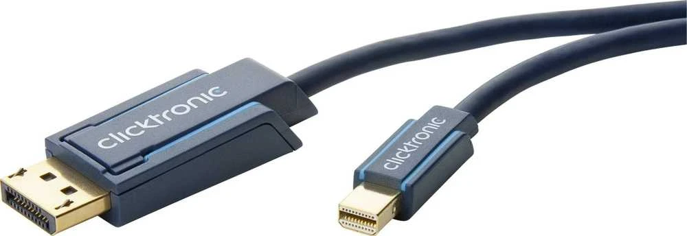 CLICKTRONIC Kabelis DisplayPort DP - mini DP 1m