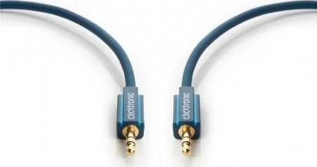 Kabelis Clicktronic Jack 3.5mm - Jack 3.5mm 5m tamsiai mėlyna (JAB-1339084)