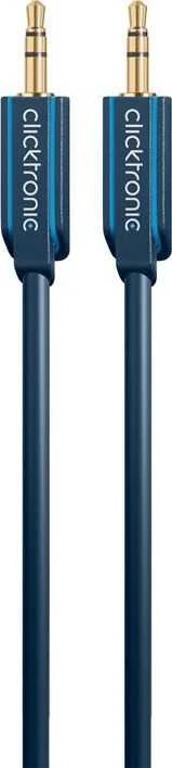 Kabelis Clicktronic Jack 3.5mm - Jack 3.5mm 5m tamsiai mėlyna (JAB-1339084)
