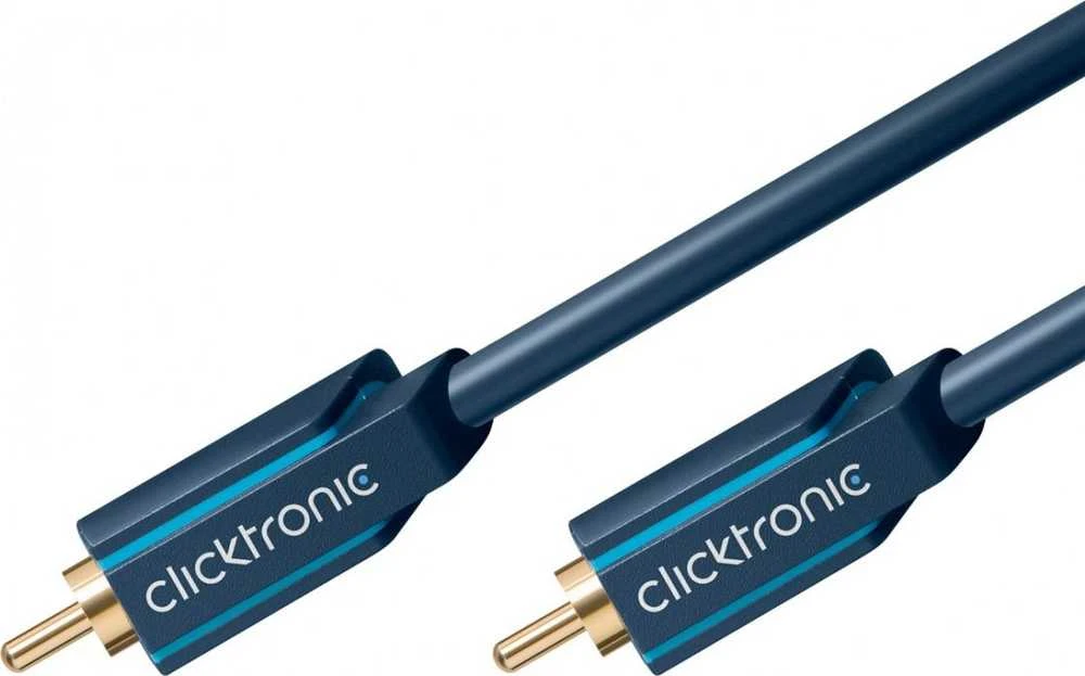 CLICKTRONIC Kabelis Audio 1xRCA - 1xRCA bendraašis 3m
