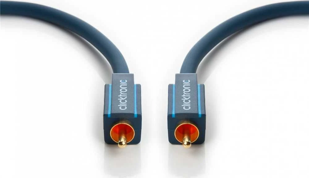CLICKTRONIC Kabelis Audio 1xRCA - 1xRCA bendraašis 3m