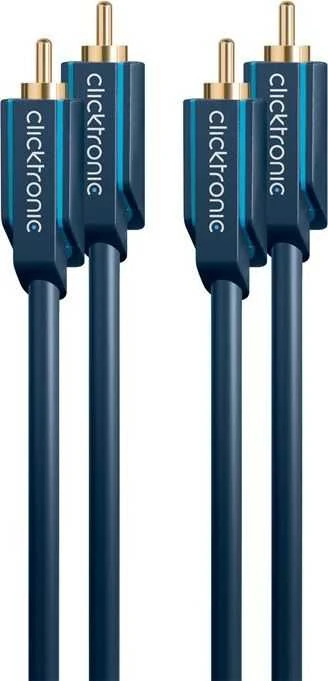 Clicktronic 70379, 2 RCA į 2 RCA, atsitiktinis stereo garso laidas, 2 m Clicktronic