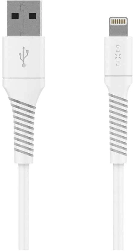 Kabelis USB Fixed USB-A - Lightning 1.2 m Baltas (FIXD2-UL12-WH)