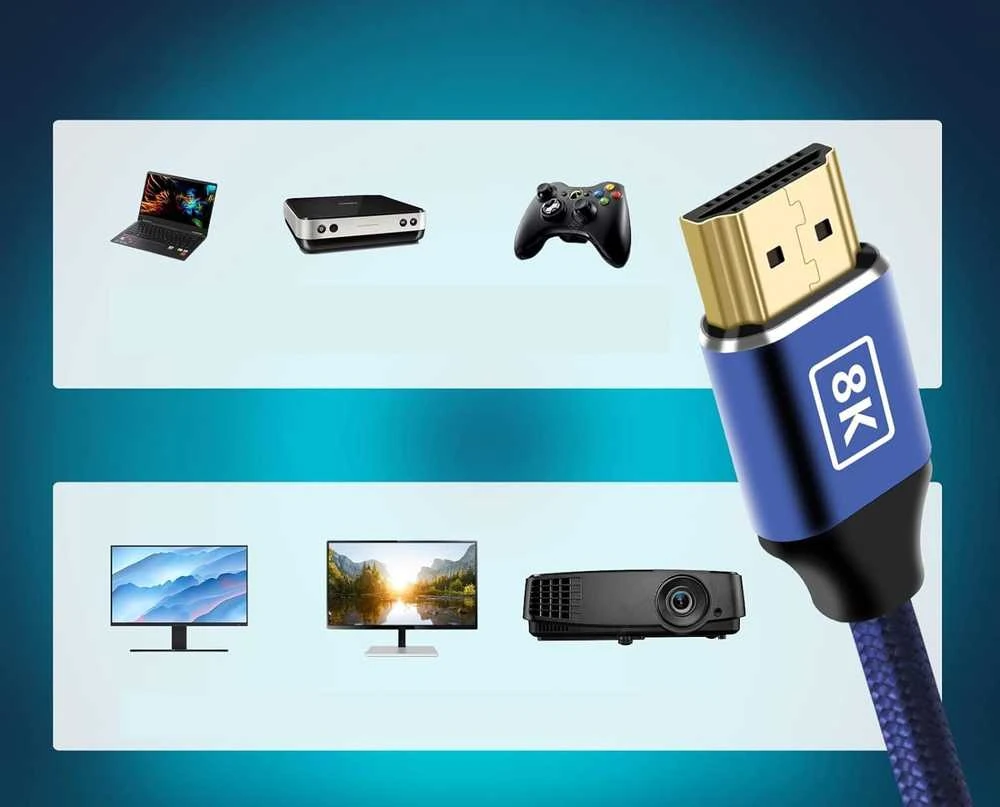 Kabelis Defender HDMI-HDMI v2.1 M/M 2m (87331)