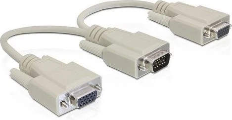 Delock Adapteris Seriell Sub-D9 Stecker > 2 x Buchse 17cm