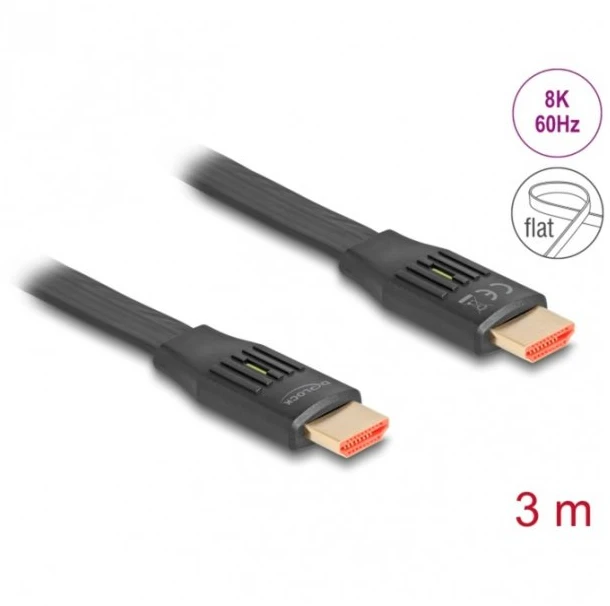 Kabelis Delock HDMI - HDMI 3m juoda (81003)