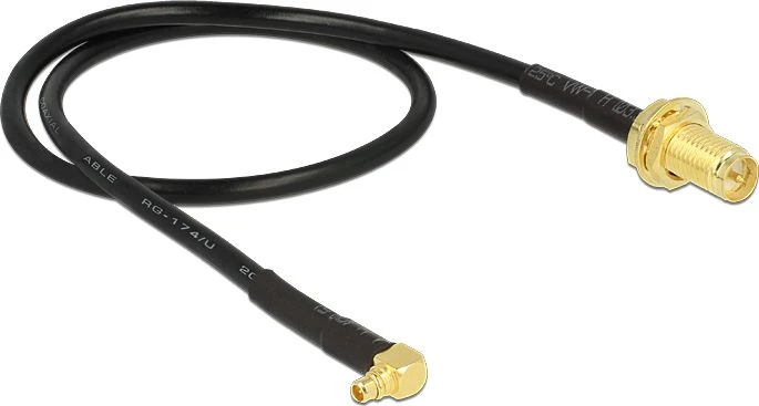 Delock antenos kabelis 0,3 m juodas (88936)