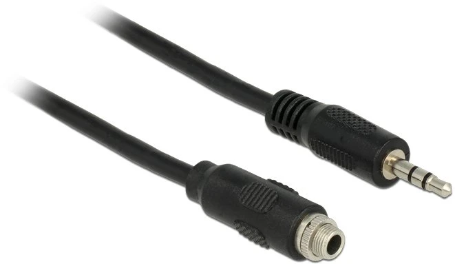 Kabelis Delock DeLOCK 1m, 2x3.5mm kabelis audio 3.5mm Juodas