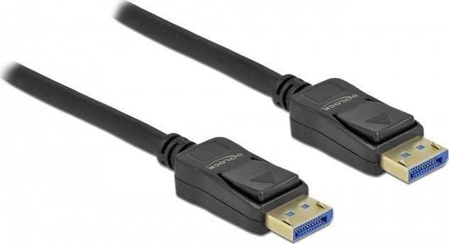 Delock DisplayPort kabelis 10K 60 Hz 54 Gbps plastikinis korpusas 2 m