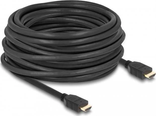Juodas 12 metrų HDMI laidas susuktame ritinyje