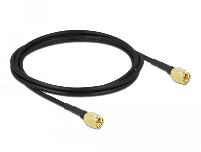 Kabelis Delock Antenowy 2m juoda (90469)