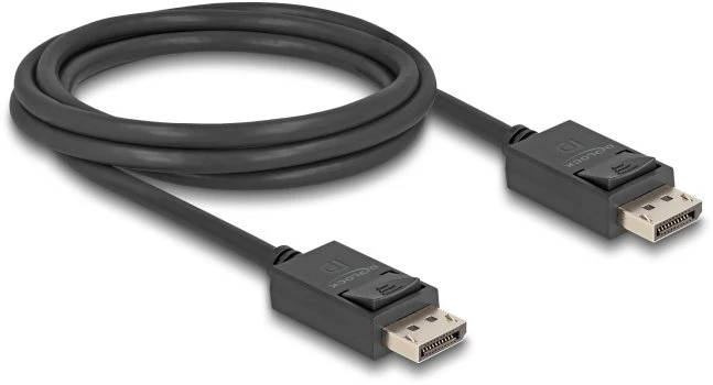 „DeLOCK“ „DisplayPort“ kabelis 8K 60 Hz 40 Gbps 2 m, 2 m, „DisplayPort“, „DisplayPort“, kištukas, kištukas, 15360 x 8640 pikselių