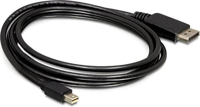 Delock Cable Mini Displayport 1.2 vyriškas > Displayport vyriškas 4K 2,0 m