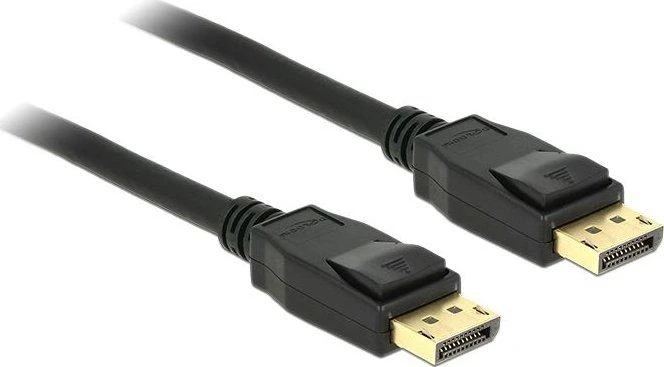 Delock DisplayPort laidas su aukso spalvos jungtimis