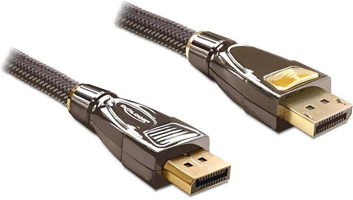 DisplayPort DP laidas su aukso spalvos kontaktais