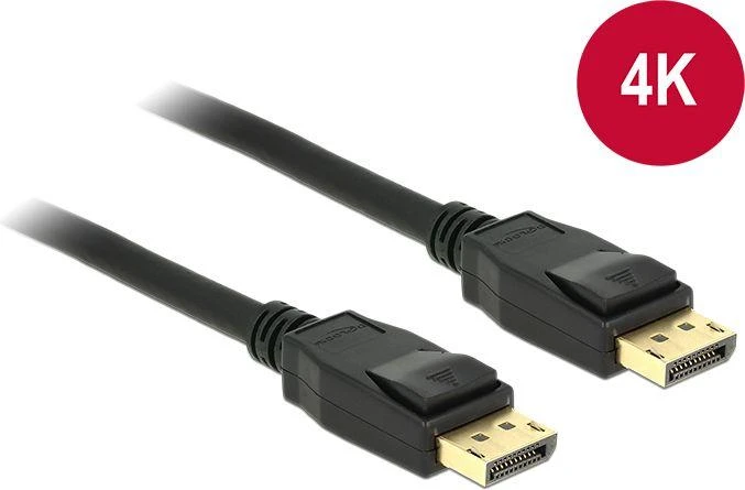 Delock DP 1.2 kabelis su paauksuotomis jungtimis