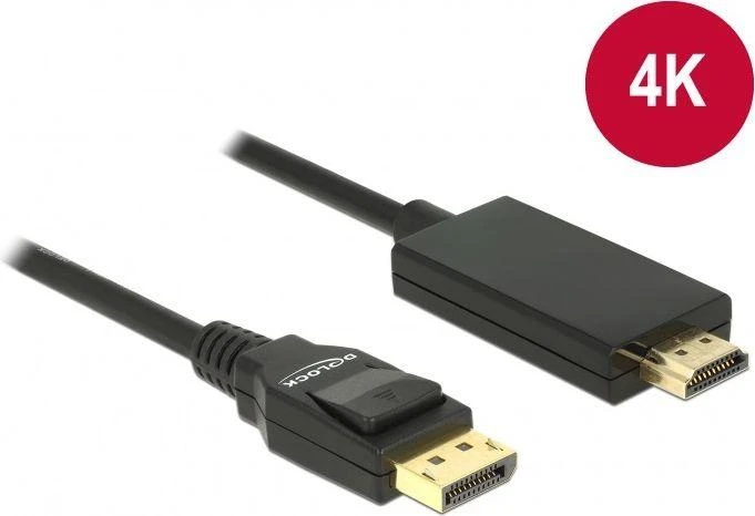 Delock DP į HDMI 4K laido jungtys