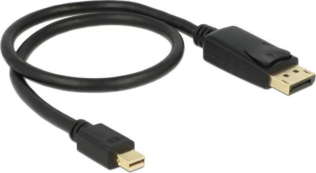 Kabelis Delock DisplayPort Mini – DisplayPort 0.5m juoda (83984)