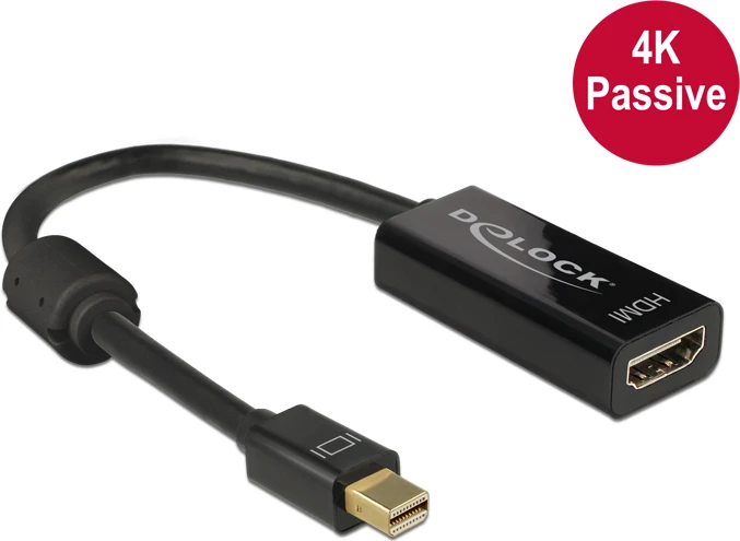 Mini DisplayPort į HDMI 4K adapteris su kabeliu