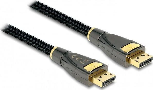 Delock kabelis Displayport 1.2 vyriškas > Displayport vyriškas 4K 5 m PREMIUM