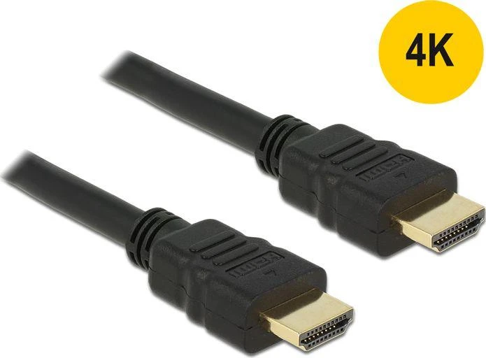 Delock HDMI laidas 1.5m su auksinėmis jungtimis
