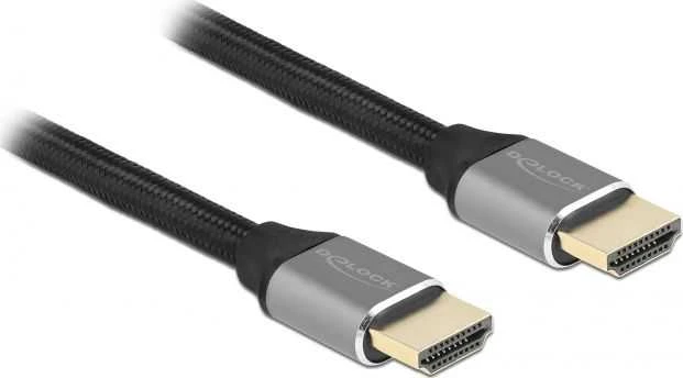 Delock Ultra High Speed HDMI kabelis 48 Gbps 8K 60 Hz pilkas 2 m sertifikuotas
