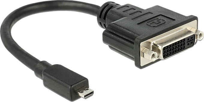 HDMI Micro-D į DVI 24+5 adapterio laidas