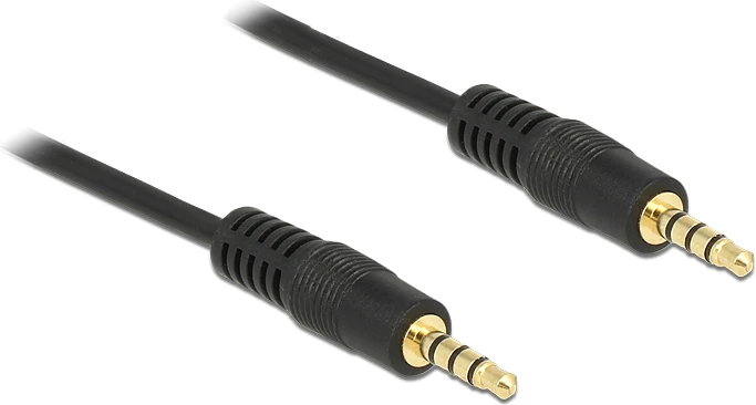 DELOCK Cable Stereo Jack 3,5 mm 4 kontaktų 2m