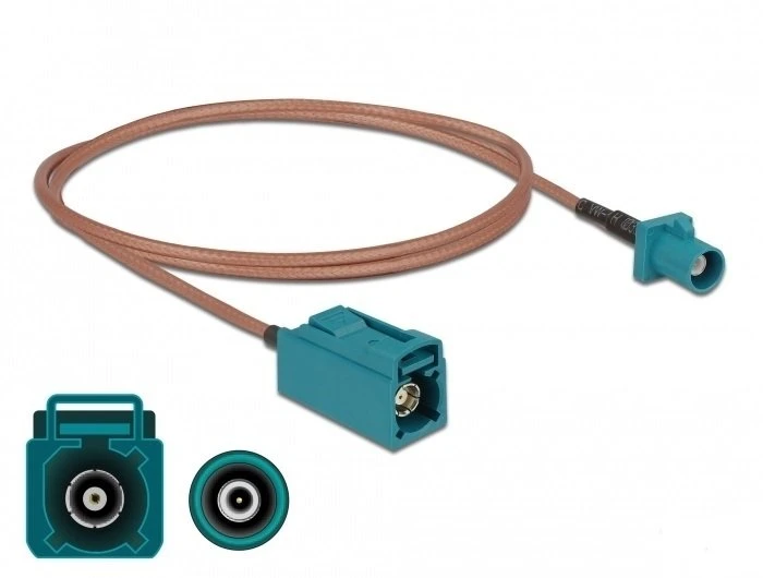 Kabelis Delock Antenowy 1 m ruda (90005)