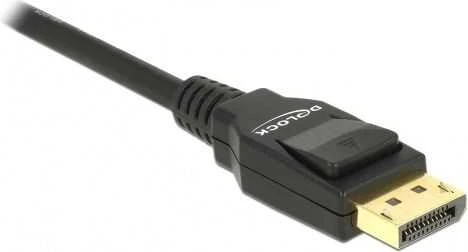 DELOCK Cable Displayport 1.2 male > High Speed HDMI-A vyriškas pasyvus 4K 3 m juodas