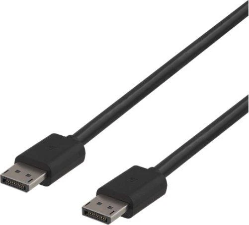 DisplayPort kabelis 2m su juodais kištukais