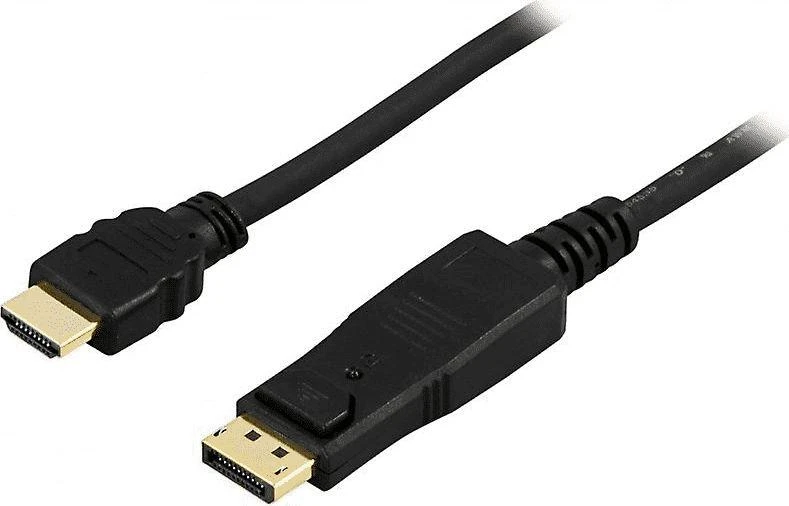 DisplayPort į HDMI laidas su paauksuotomis jungtimis