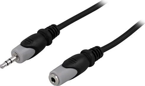 Deltaco 3.5 mm ilginamasis laidas su kištuku ir lizdu