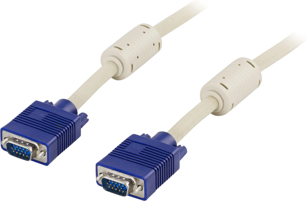 Kabelis DELTACO RGB HD 15ha-15ha, 5m / RGB-2B