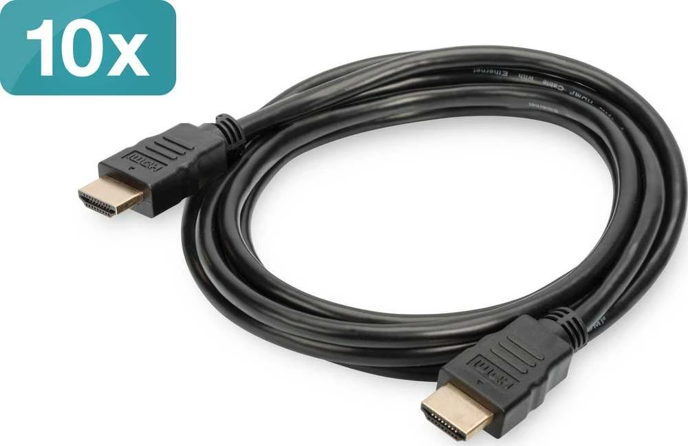 Digitus AK-990920-020-S HDMI kabelis 2 m HDMI A tipo (standartinis) Juoda