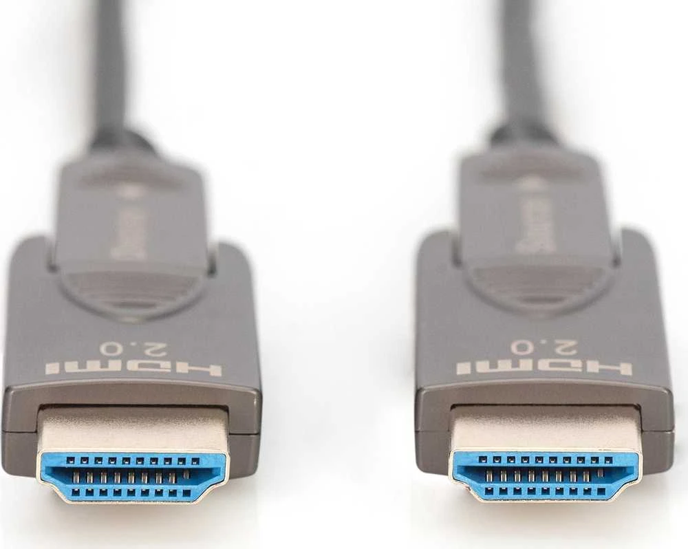 Digitus Hibridinis AOC HDMI 2.0 Premium didelės spartos Ethernet 4K60Hz UHD HDMI D/A HDMI D/A M/M juodas 20m