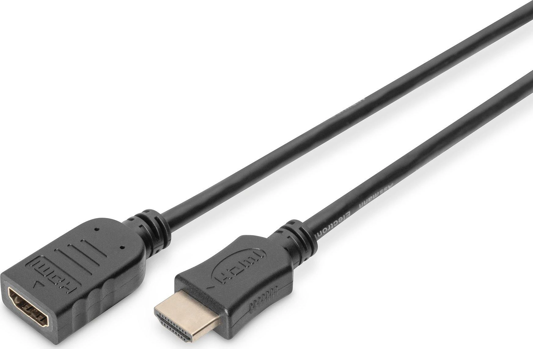Assmann Electronic Assmann elektroninis DIGITUS HDMI prailginimo kabelis 4K/Ultra HD ir 3D + Ethernet jungtis 5 m
