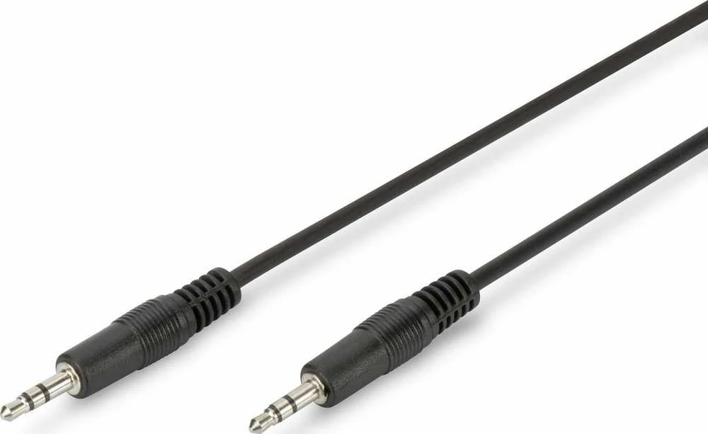 Digitus ASSMANN Audio pajungimo laidas, stereo 3.5mm, 1.50m, M/M, juodas, AK-510100-015-S