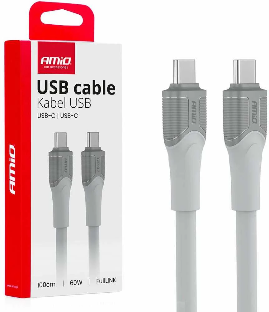 USB-C į USB-C kabelis 1 m 60W FullLINK X111 AMIO-04291