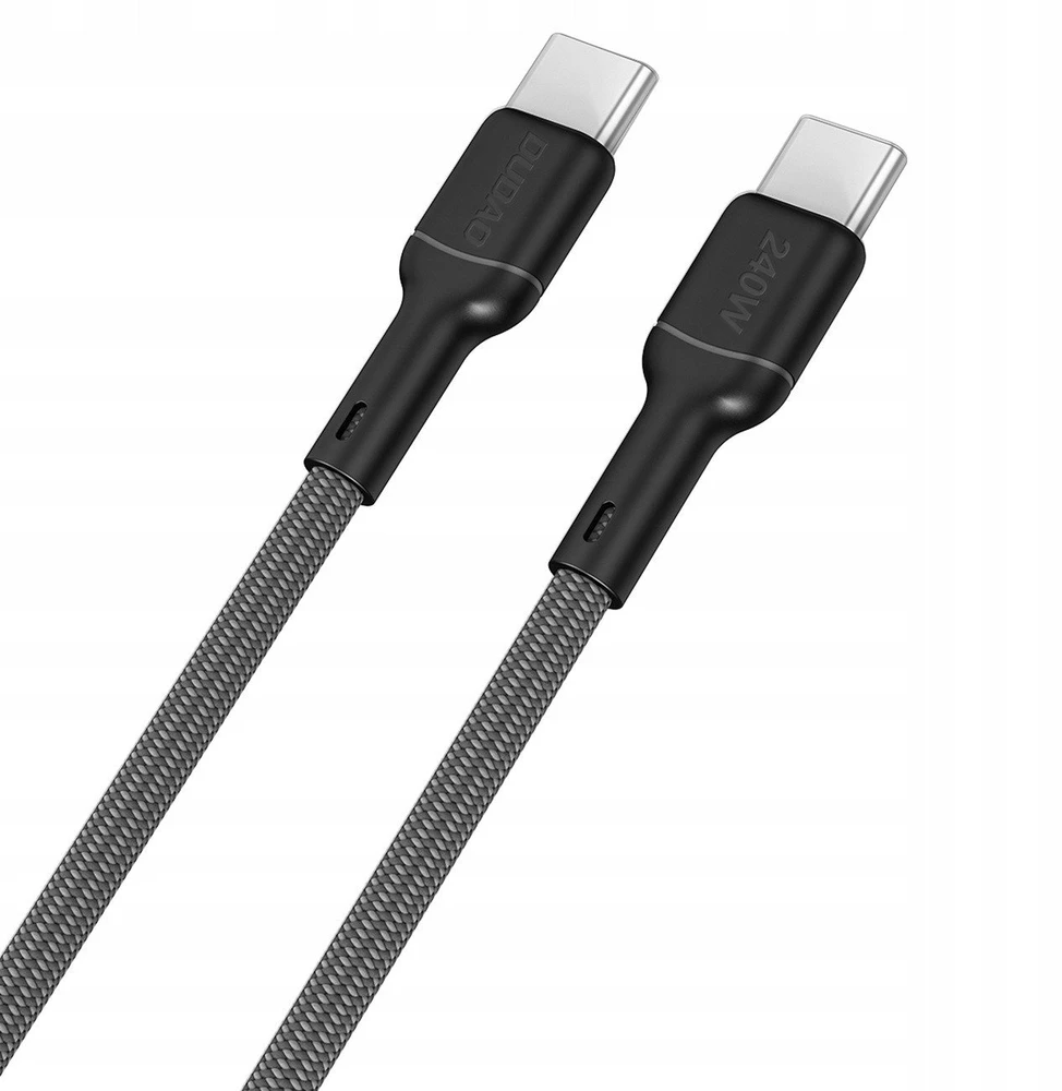 Dudao L9C Max 240W PD USB-C – USB-C 2m Cable – Juodas