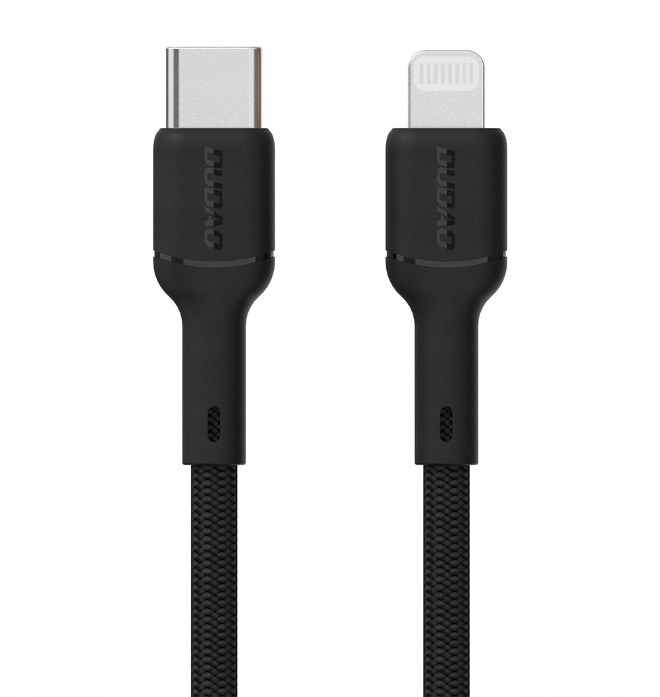 Dudao L9X 30W USB-C – Lightning kabelis 1m – juodos spalvos