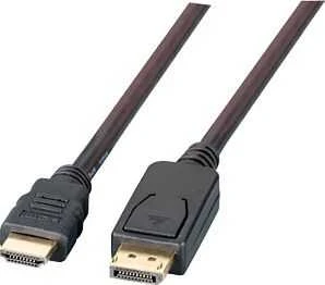 DisplayPort į HDMI kabelio jungtys