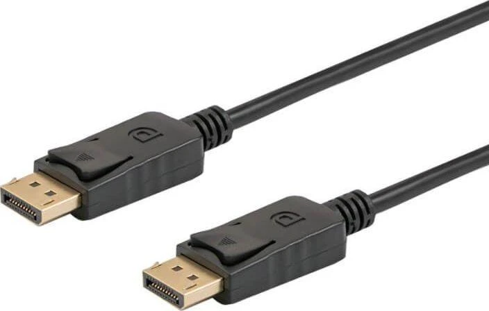 DisplayPort Kabelis - Savio CL-137 3 m Juoda